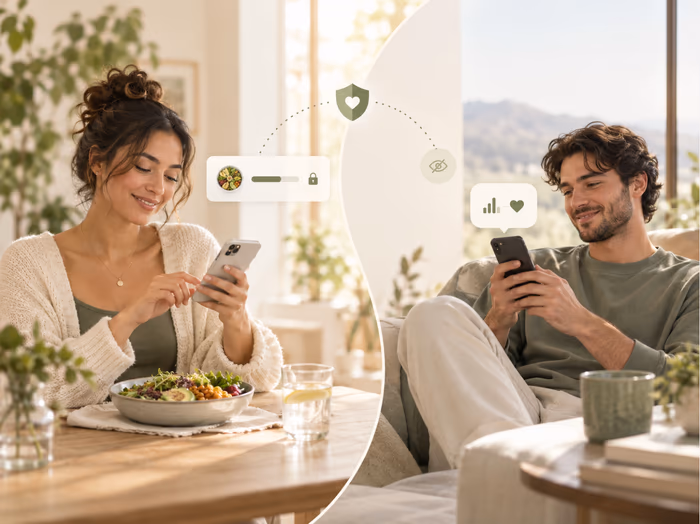Couple supporting each other's habits